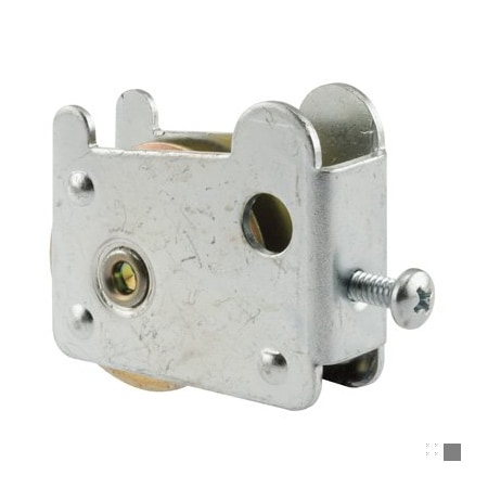 Prime-Line 1-1/2 in. Steel, Sliding Door Tandem Roller Assembly, for Rolleze Glass Doors (Single Pack) D 1722